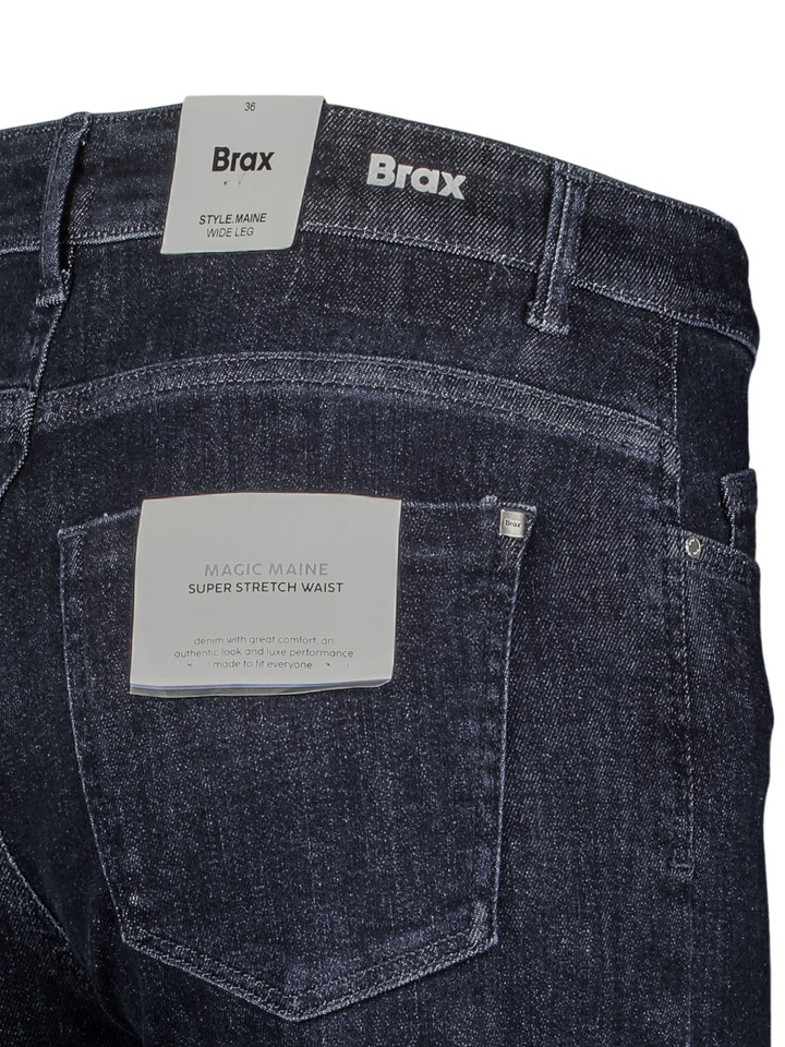 Blauwe straight fit jeans Brax