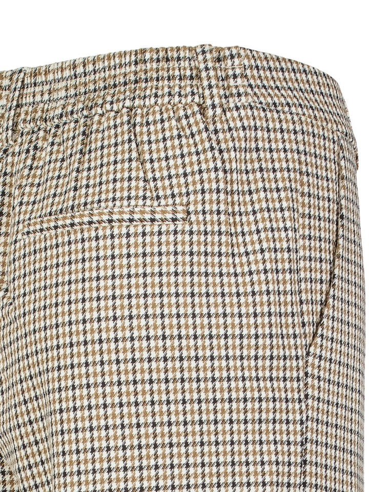 Geruite broek met wijde pijpen Vila