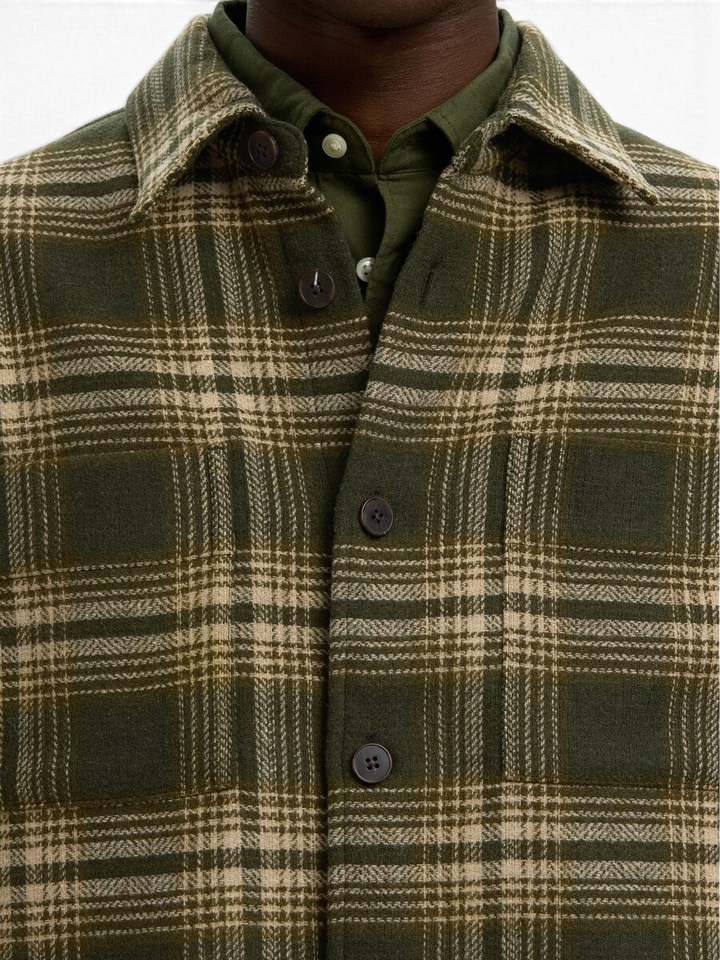 Forest night regular fit overshirt Selected