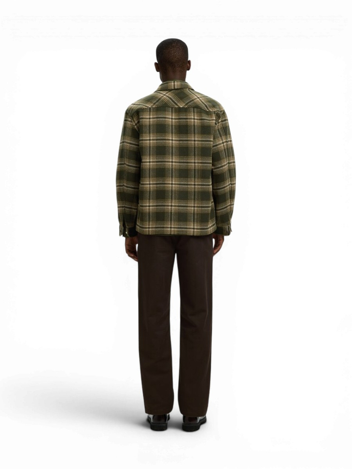 Forest night regular fit overshirt Selected