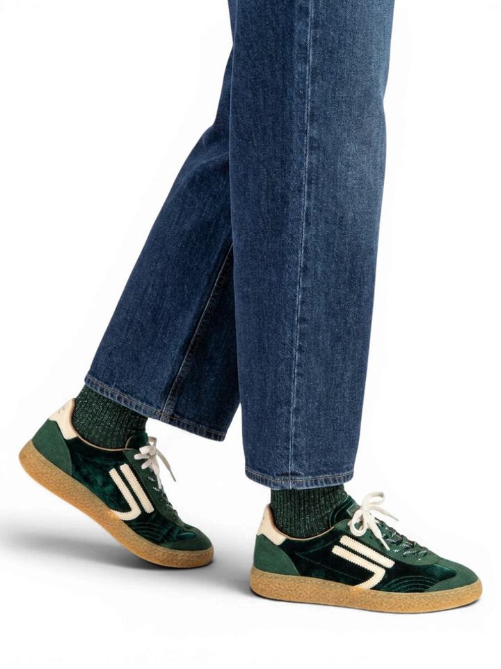 Peppermint kleurige lage sneakers Puraai