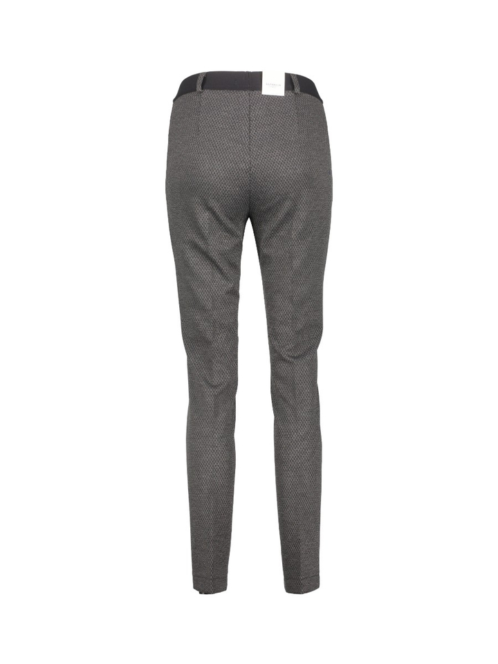 Grijze broek met gemêleerde structuur Raphaela