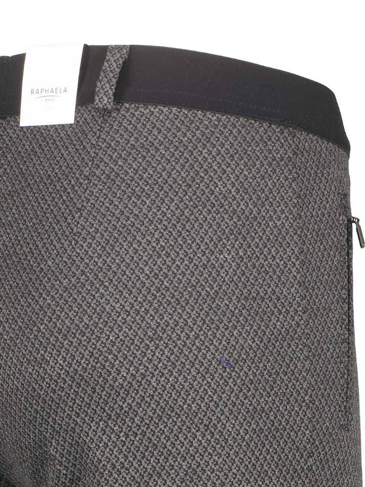 Grijze broek met gemêleerde structuur Raphaela