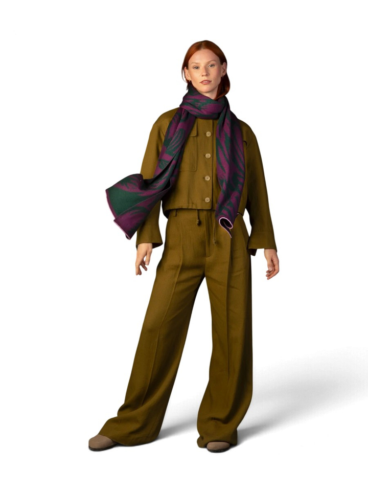 Multi-color sjaal Max Wolvis