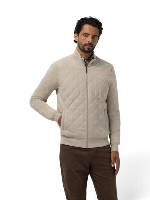 Beige gilet met rits State Of Art