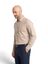 Beige katoenen hemd ( regular fit) met lange mouwen State Of Art 