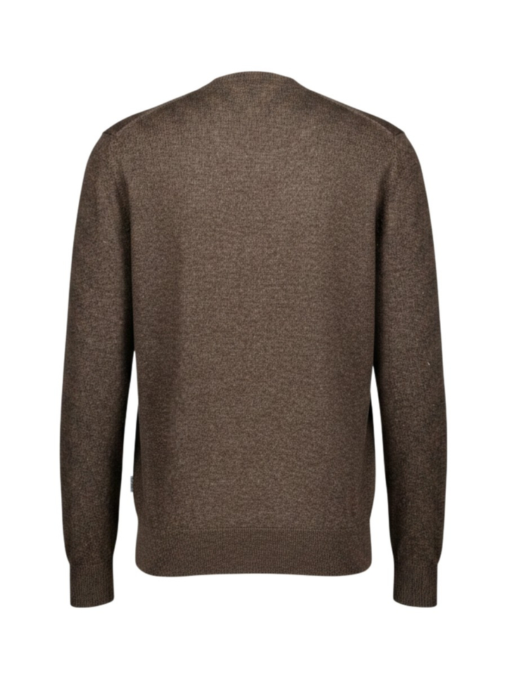 Bruine pull met v-hals State of Art