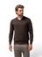 Bruine pull met v-hals State of Art