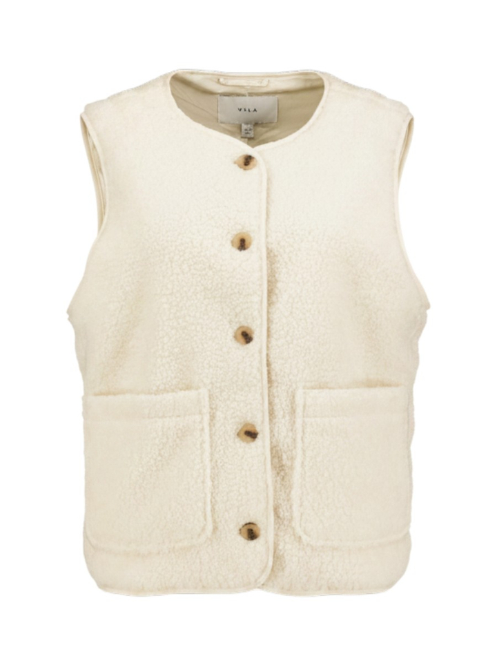 Ecru odywarmer in teddy Vila