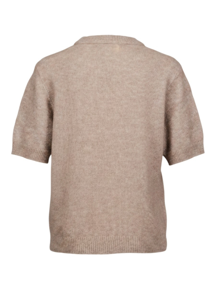 Beige gebreide trui Yasjohi Y.A.S