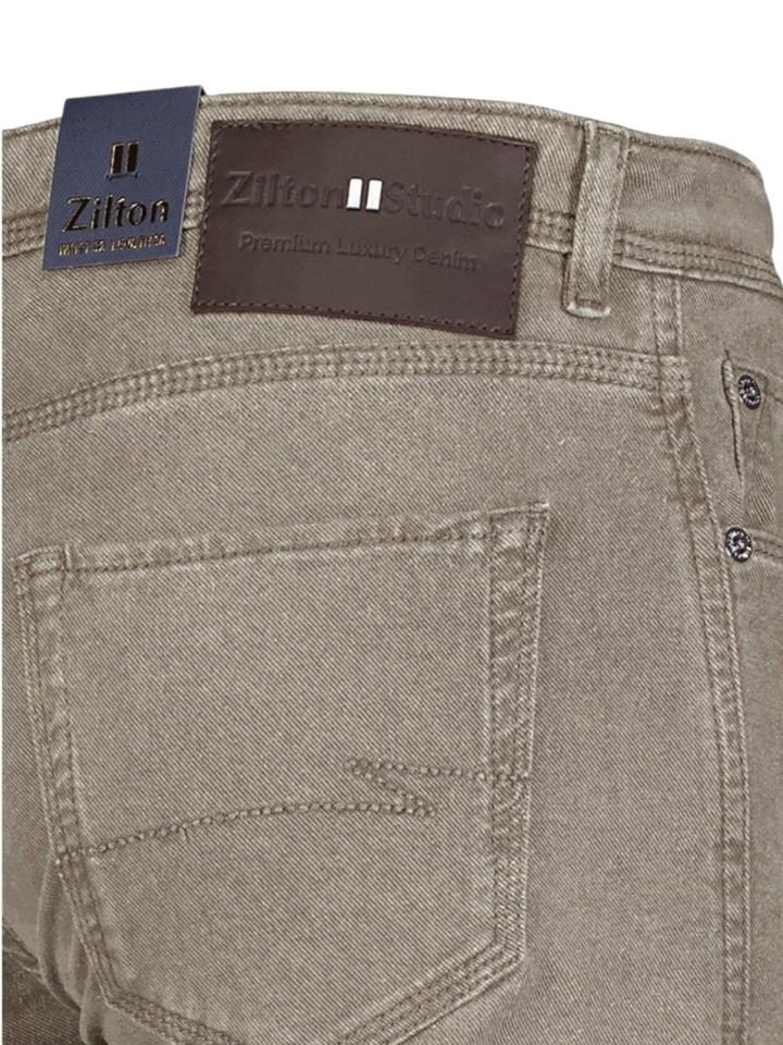 Brown shadow slim fit regular fit jeans Rodger Zilton 