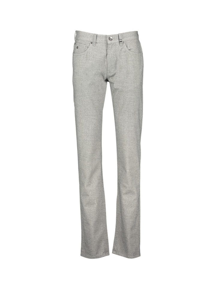 Grijze  broek regular fit Zilton 