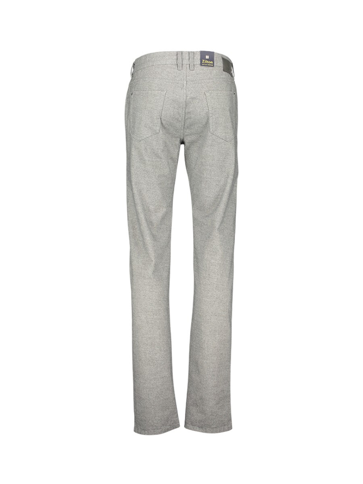 Grijze  broek regular fit Zilton 