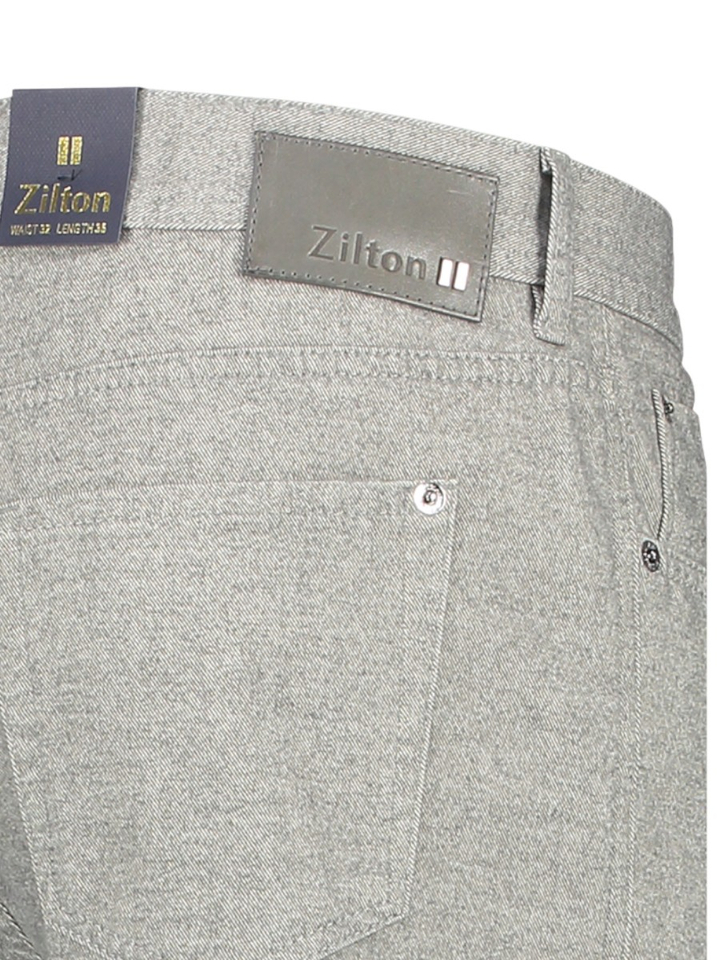 Grijze  broek regular fit Zilton 