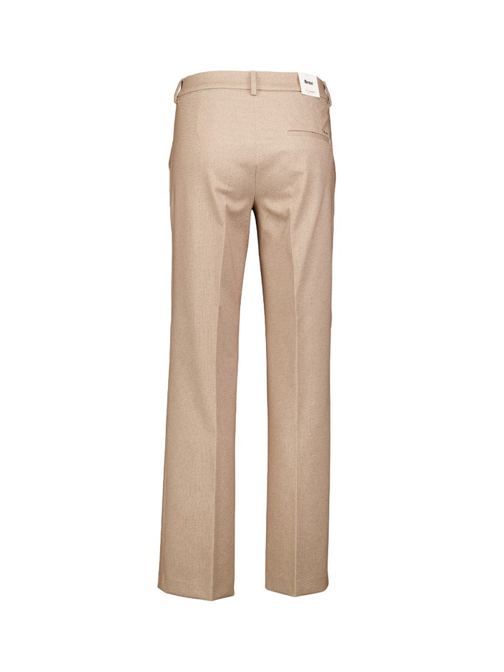 Beige wide leg broek Brax