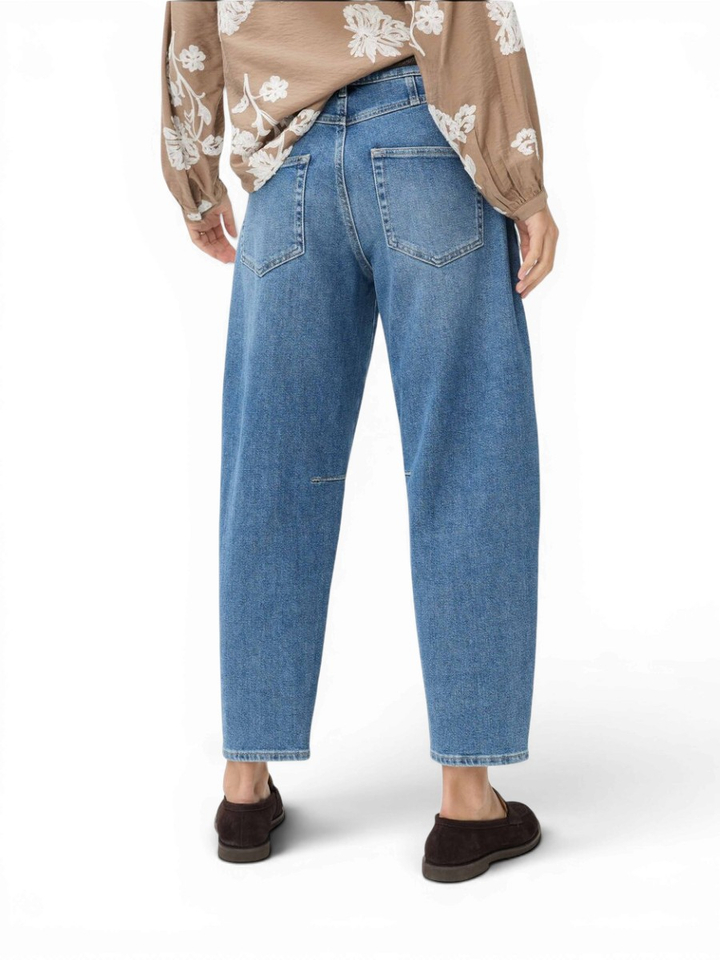 Blauwe barrel fit jeans Brax