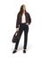 Zwarte regular fit jeans Brax