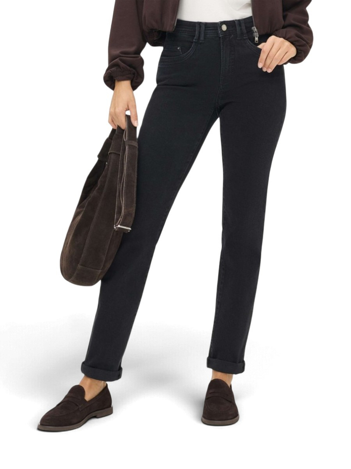 Zwarte regular fit jeans Brax