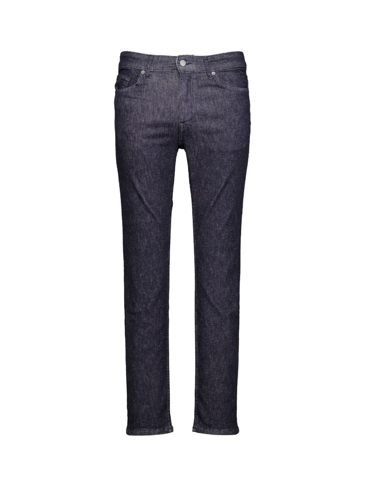Donkerblauwe slim fit jeans Boss Orange