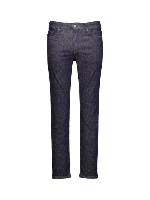 Donkerblauwe slim fit jeans Boss Orange