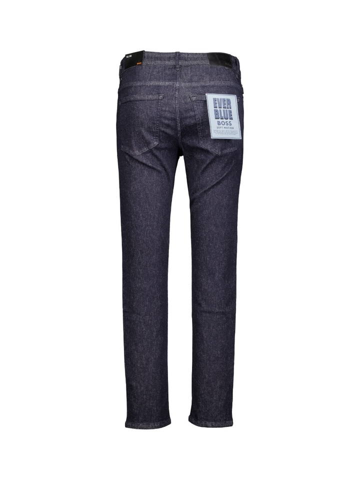 Donkerblauwe slim fit jeans Boss Orange