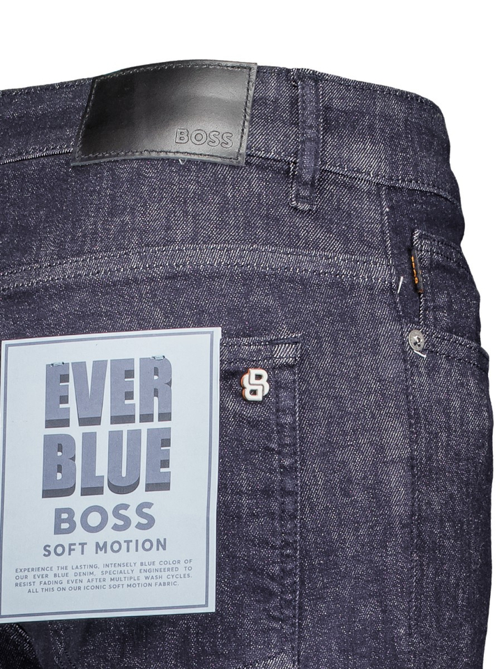 Donkerblauwe slim fit jeans Boss Orange
