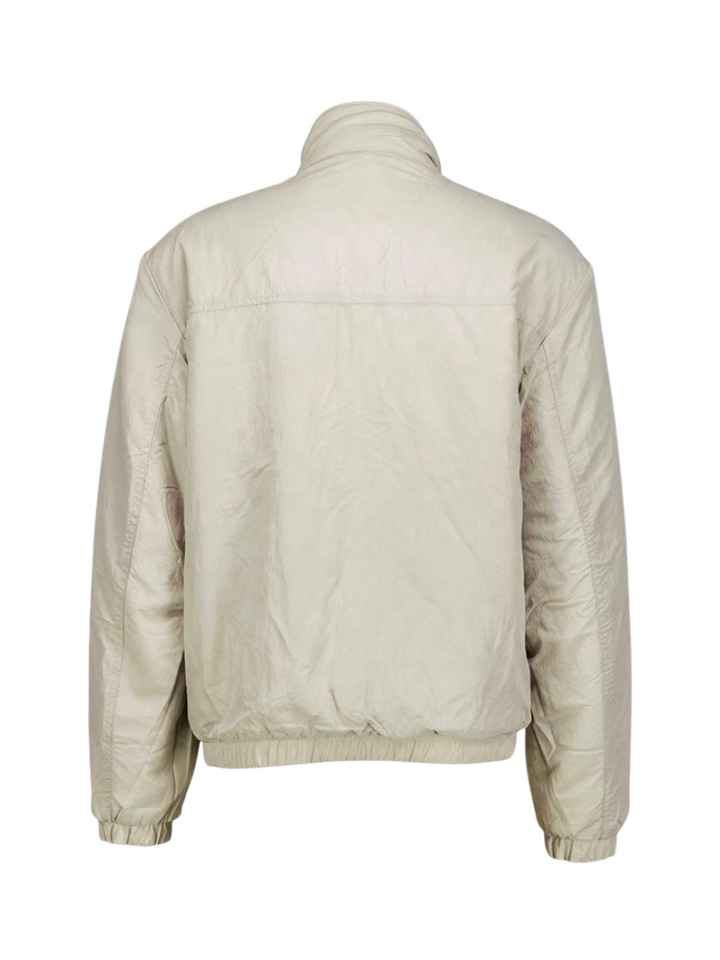 Ecru teddy gilet met rits Hugo Boss