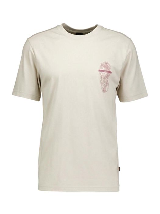 Beige t-shirt Te Footpr Boss Orange