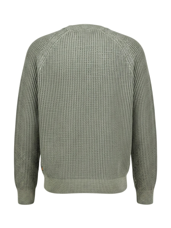 Open green trui met ronde hals Kepler Hugo Boss 