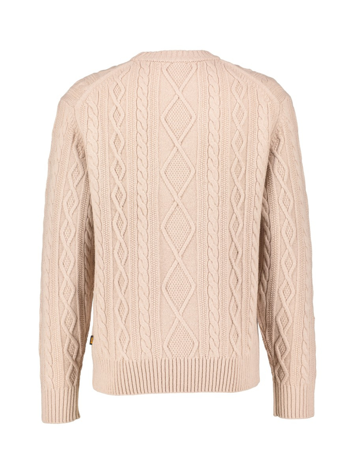 Beige kabeltrui Atreccio Boss Orange