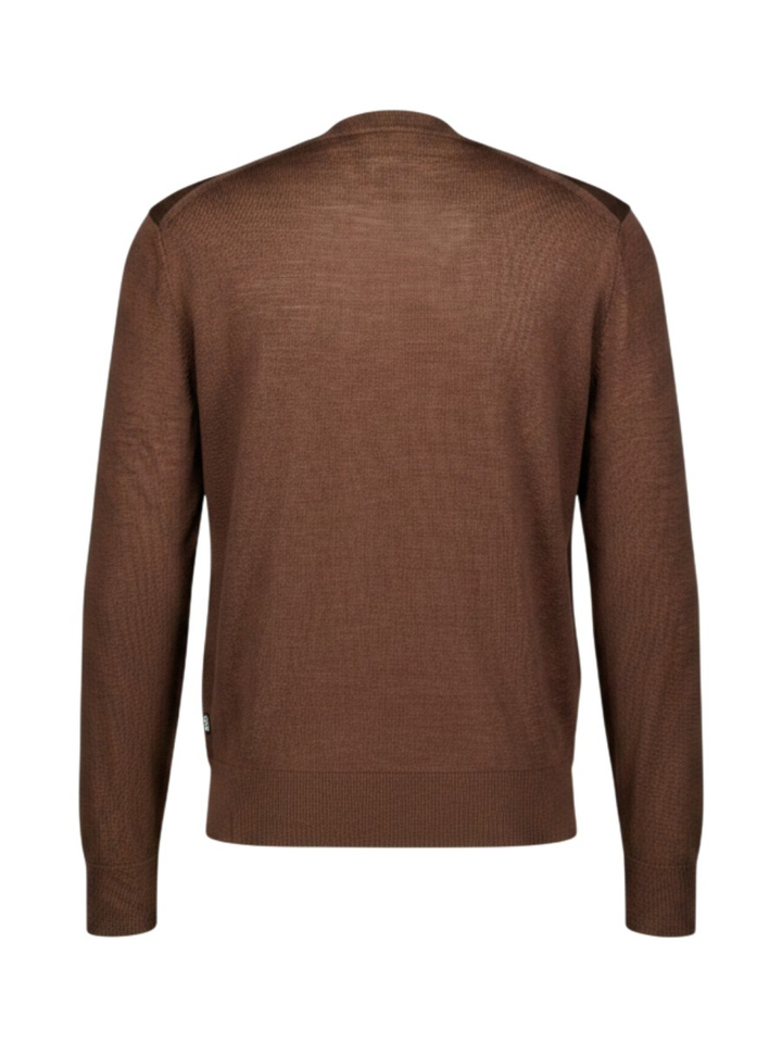 Bruine fijne pull Hugo Boss