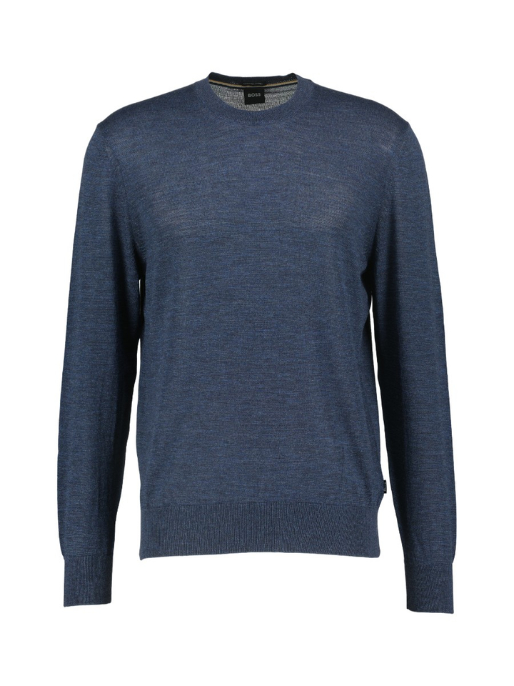 Blauwe wollen trui Leno Hugo Boss 