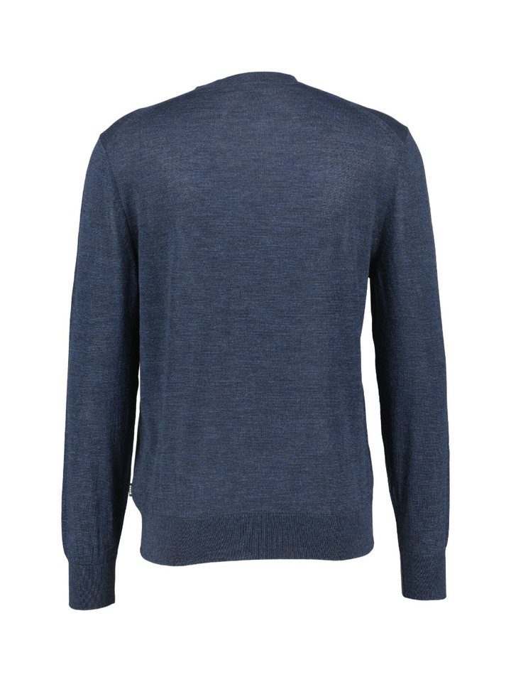 Blauwe wollen trui Leno Hugo Boss 