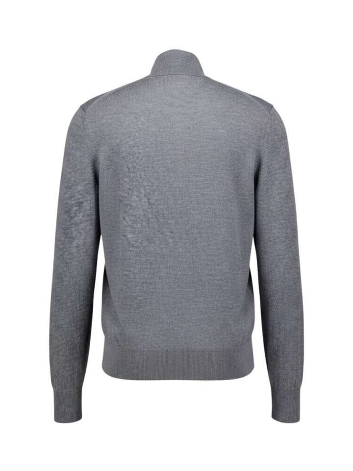 Medium grey trui met rolkraag Musso Hugo Boss 