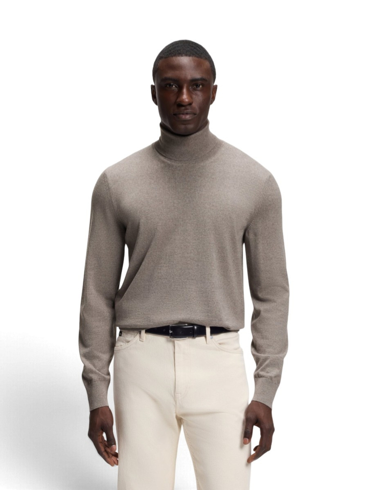 Beige trui met rolkraag Hugo Boss