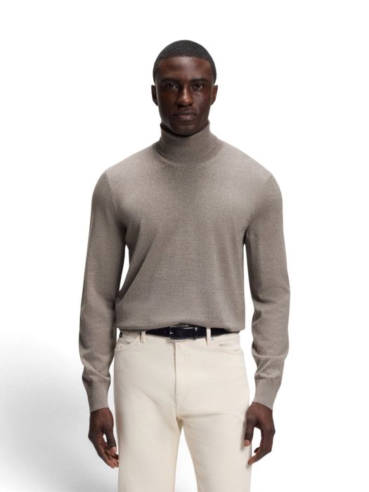 Beige trui met rolkraag Hugo Boss