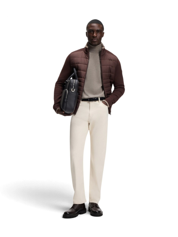 Beige trui met rolkraag Hugo Boss