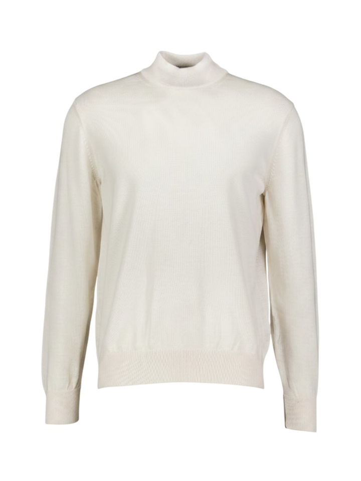 Witte trui met ronde hals H-Bjarno Boss Black 