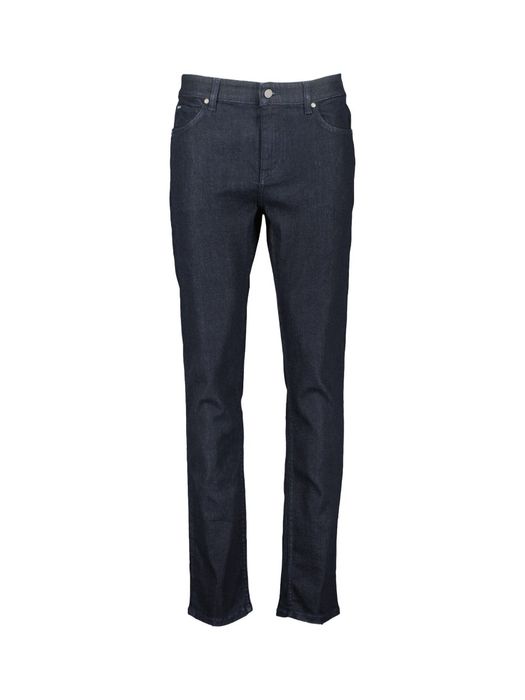 Donkerblauwe slim fit jeans Delaware Hugo Boss