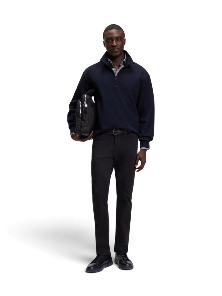 Donkerblauwe slim fit jeans Delaware Hugo Boss
