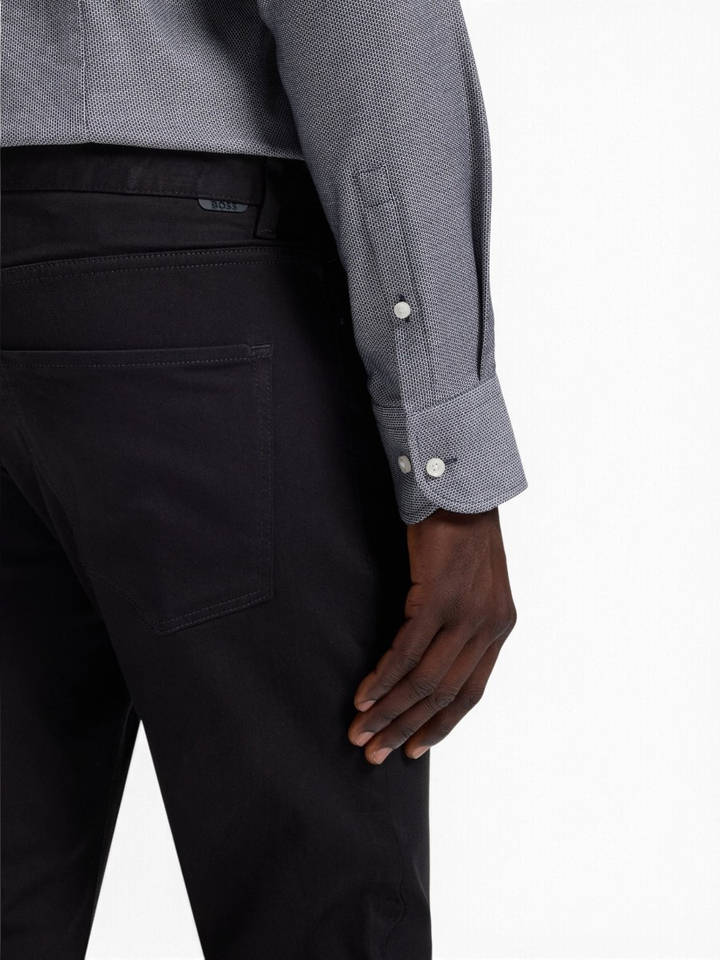 Donkerblauwe slim fit jeans Delaware Hugo Boss