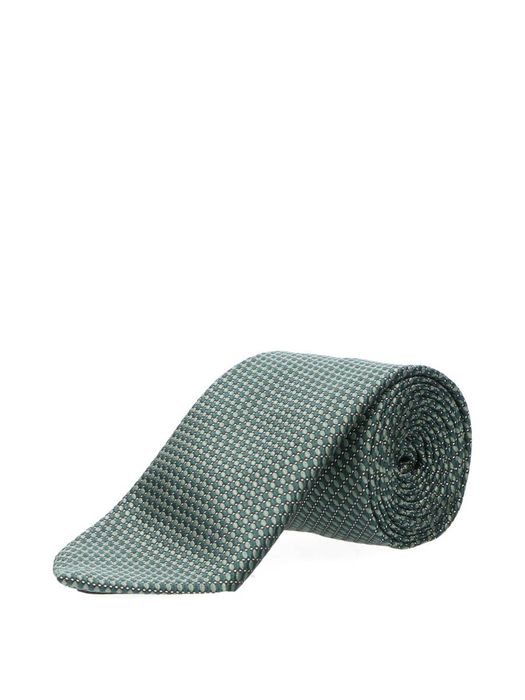 Open green stropdas met details Hugo Boss
