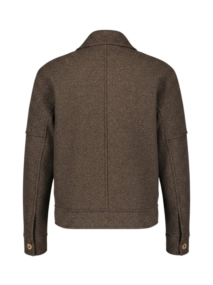 Bruine gebreide vest Hugo Boss