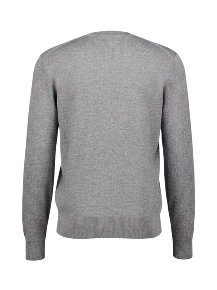 Medium grey trui met v-hals Melba Hugo Boss