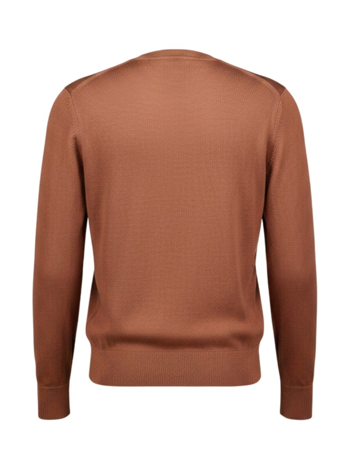 Bruine V-hals trui H-Melba Boss Black