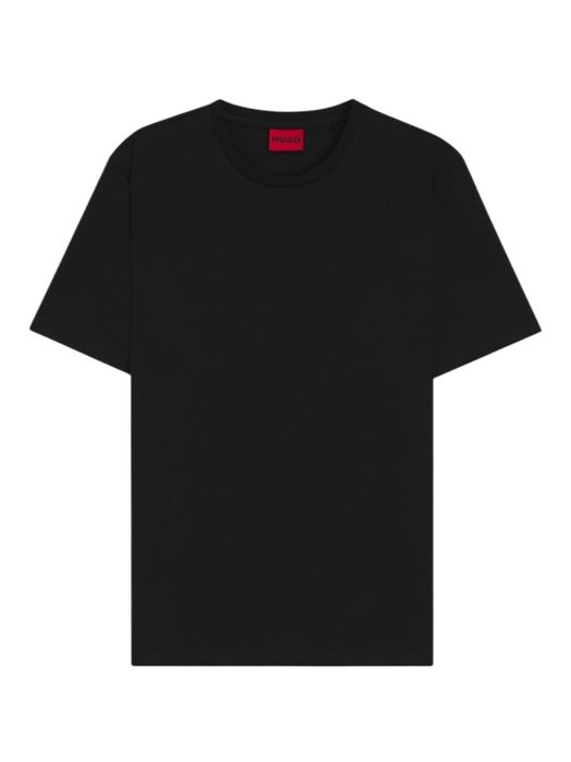 Zwarte casual t-shirt Dimerstee Hugo Red