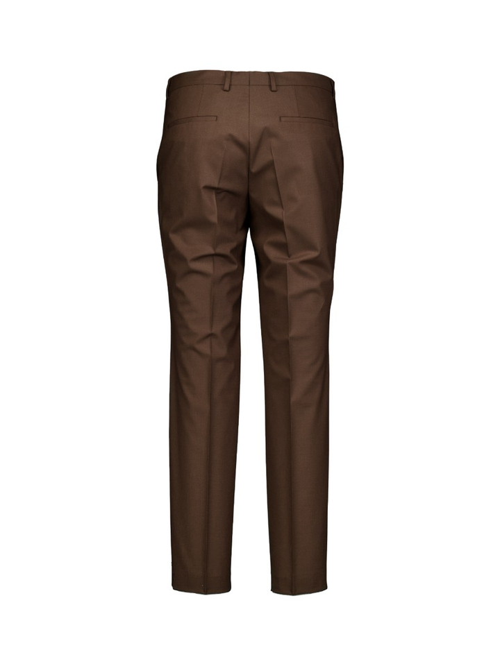 Donkerbruine kostuumbroek Hugo Boss
