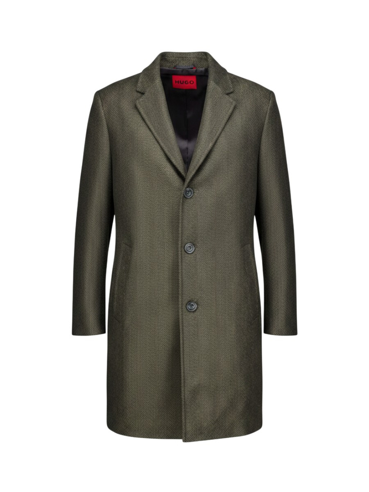 Groene mantel Hugo Boss 