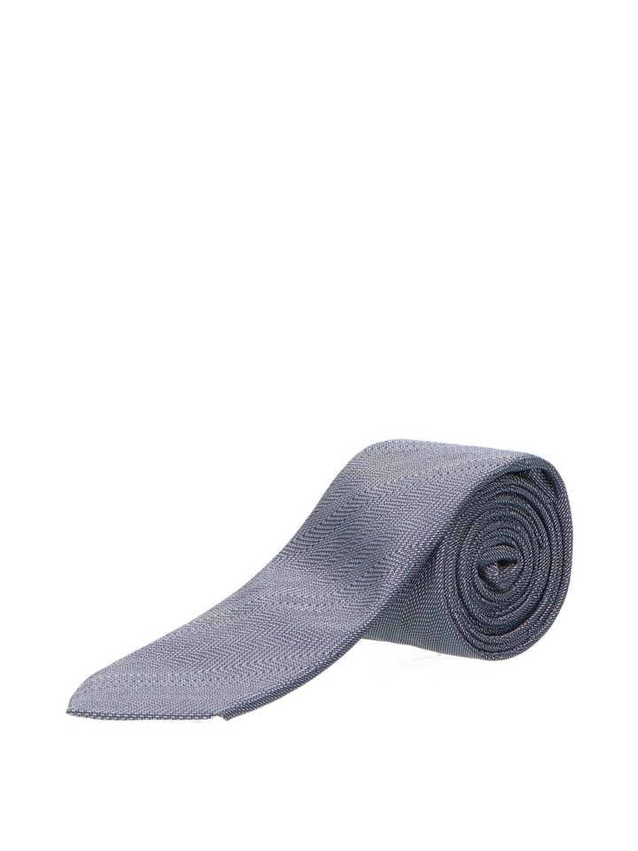 Blauwe stropdas Hugo Boss