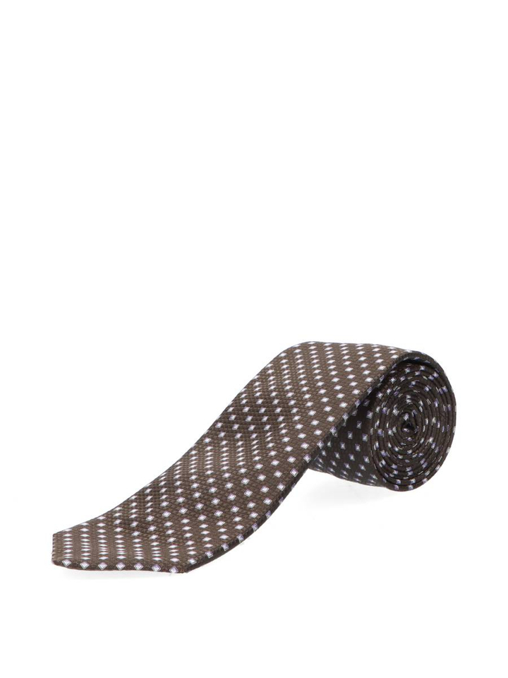 Bruin overflow stropdas Hugo Boss